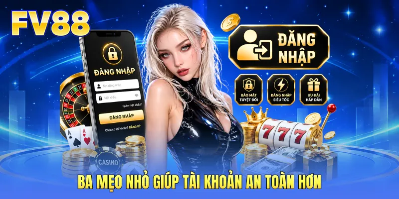 Ba mẹo nhỏ giúp tài khoản an toàn hơn Ba mẹo nhỏ giúp tài khoản an toàn hơn
